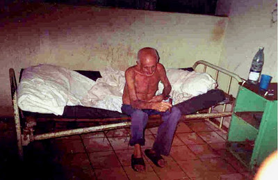 Paciente cubano en una facilidad hospitalaria